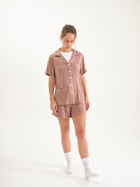 PIJAMA AZU MARRÓN