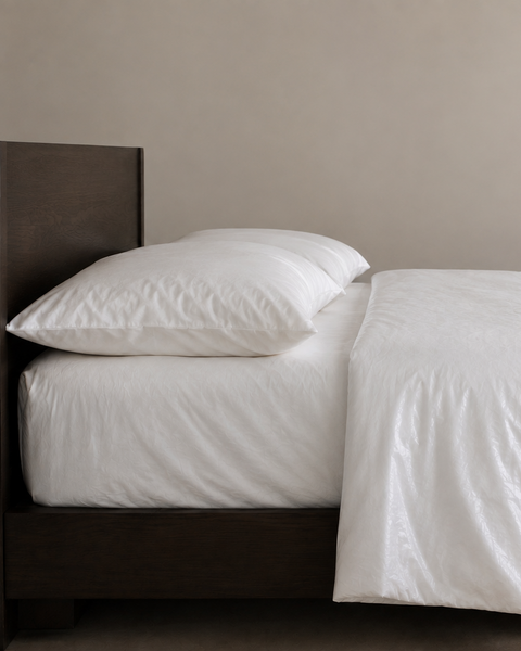 SÁBANA INFERIOR AJUSTABLE + FUNDA DE ALMOHADA DE BAMBÚ 400 HILOS